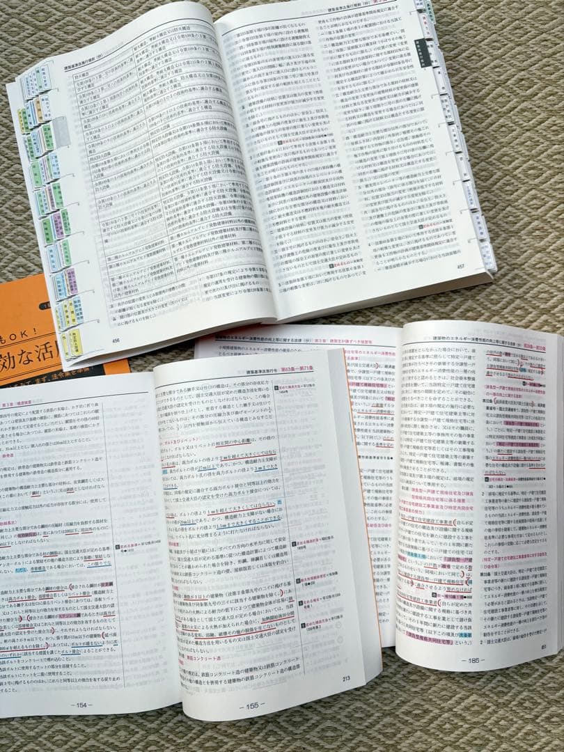 2025年度一級建築士学科試験テキスト【日建学院】書込みなしインデックス貼済