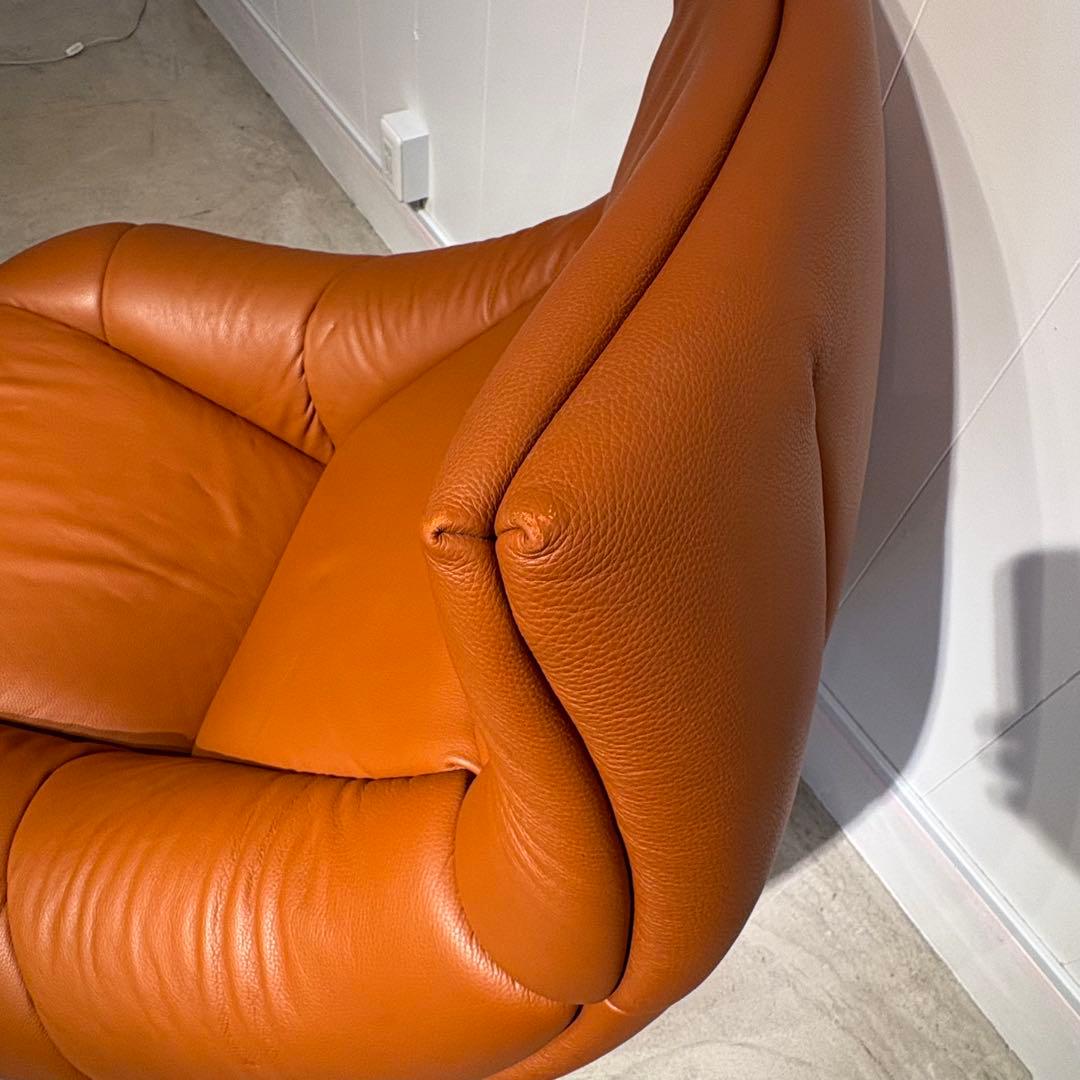 de sede スイス製　レザー ラウンジチェア