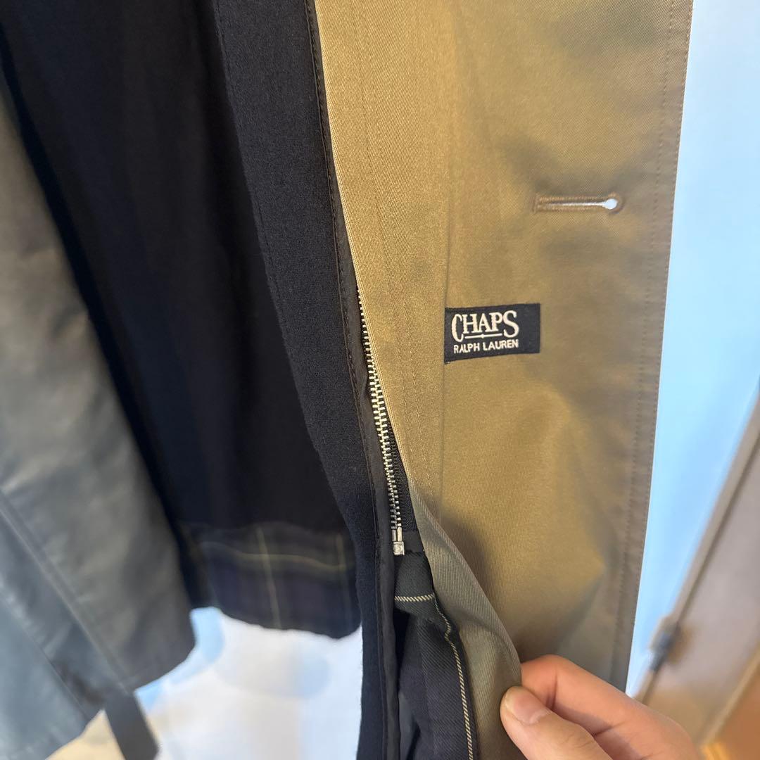 chaps Ralph Laurenカーキ ダブルブレスト トレンチコート
