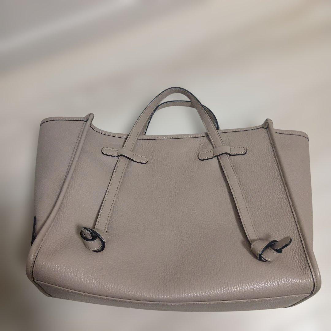 GIANNI CHIARINI ベージュ トートバッグ