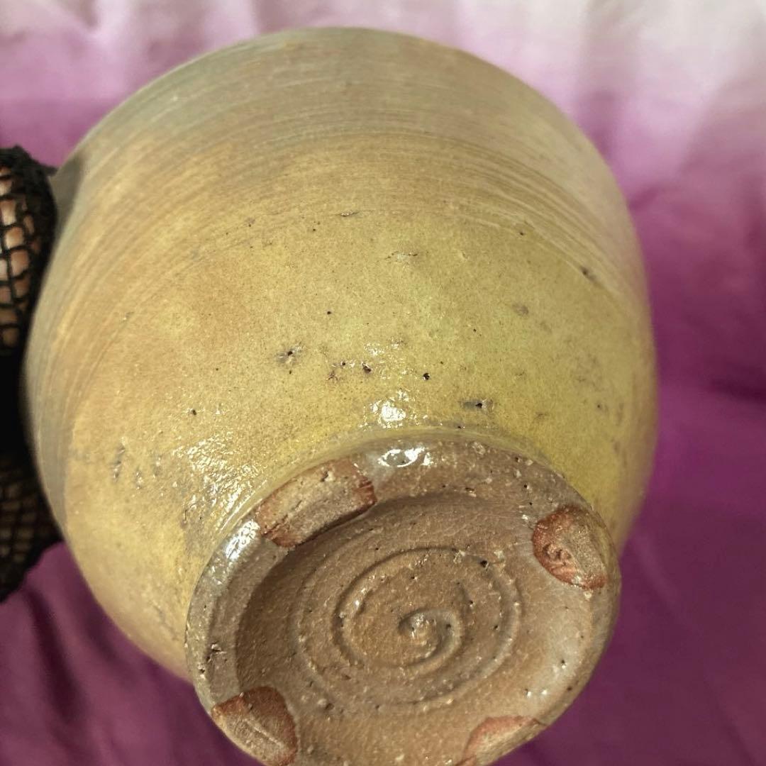 【茶道碗】赤津焼窯元　長谷窯　加藤錦雄 作　茂三写し　￥57,350 桐箱.暦栞