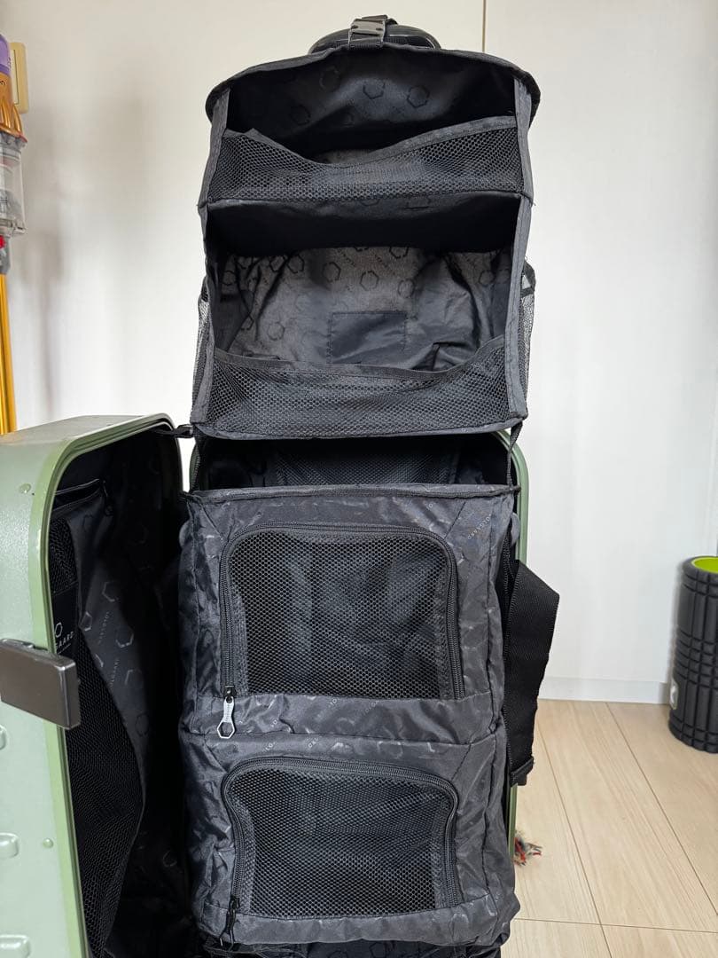 【中古】SOLGAARD ソルガード60L 時短スーツケース グリーン 随時値引