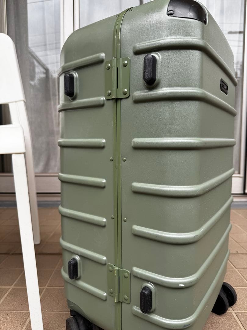 【中古】SOLGAARD ソルガード60L 時短スーツケース グリーン 随時値引