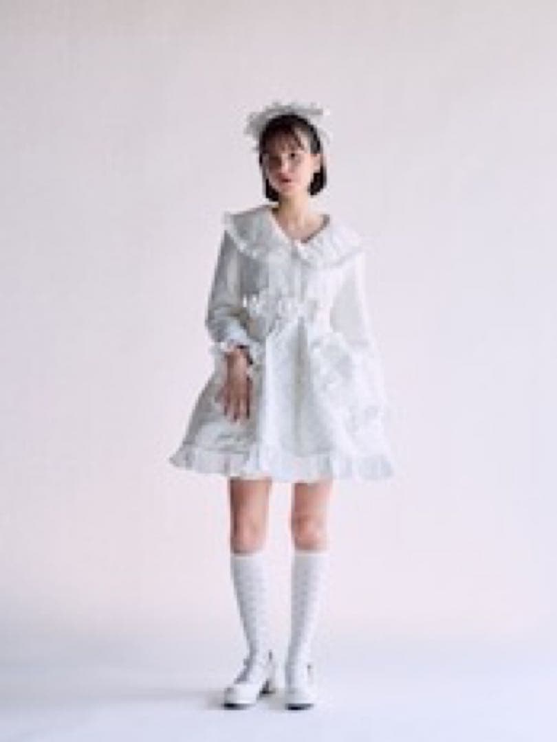 Starry⭐︎キルティングコート　白