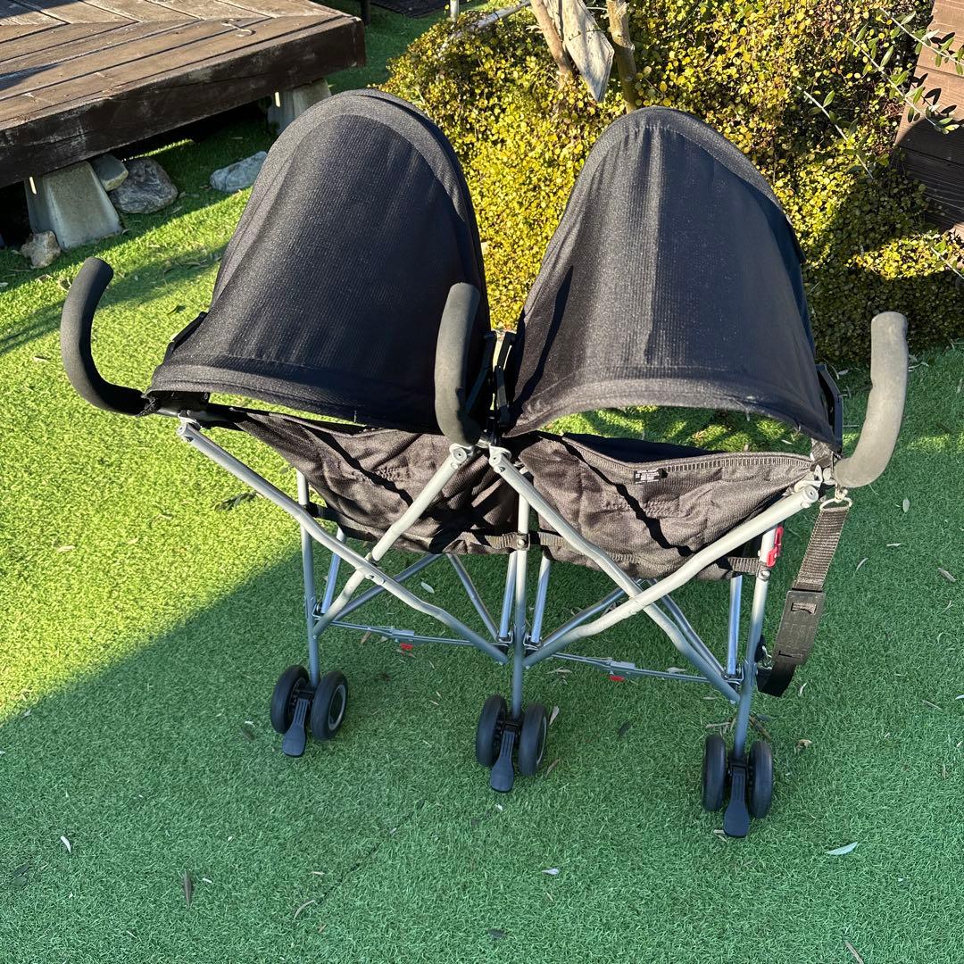 COOL KIDS 二人乗り　ベビーカー 折りたたみ可 旅行向き 使用回数少なめ