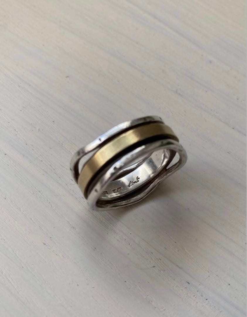 kensscratch spin Ring 18金無垢　定価22万円