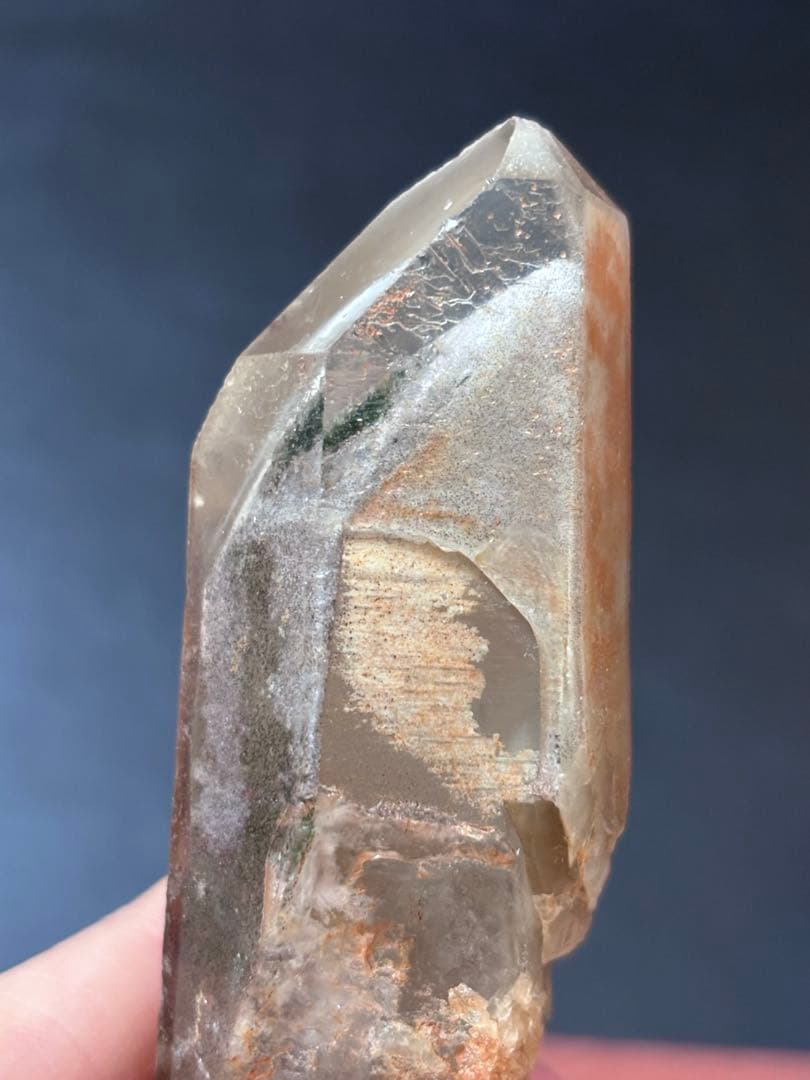 【超希少】ホワイトファントム 水晶 原石(ブラジル産) 鉱物標本