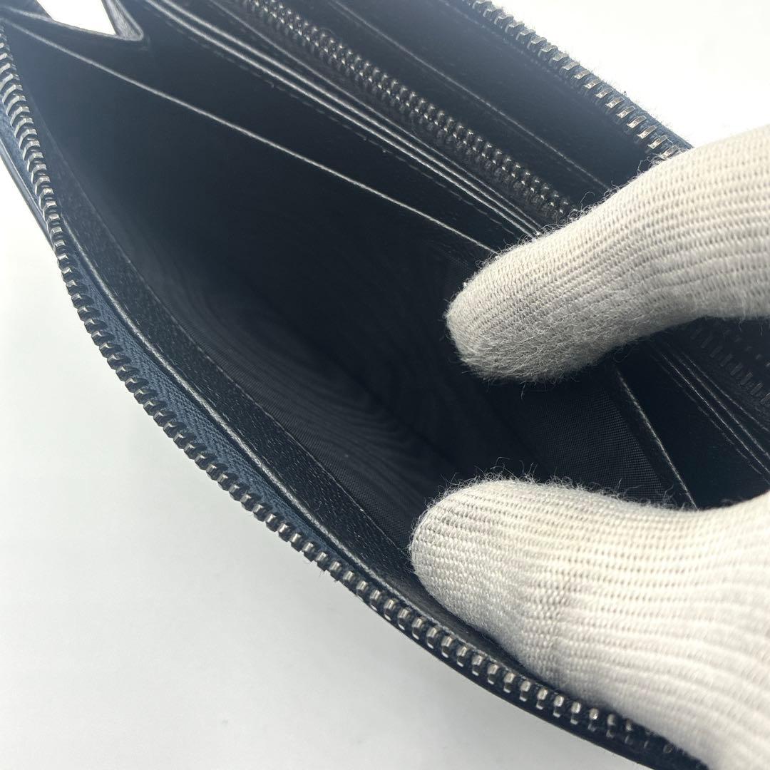 しのぶ　プラダ 長財布 ヴィッテロフェニックスレザー ネイビー