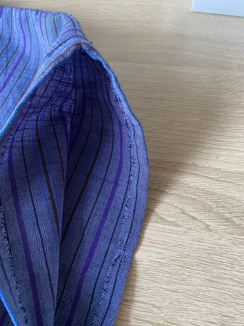 会津木綿　みかんさん専用　ブラウス　ハンドメイドNo.149