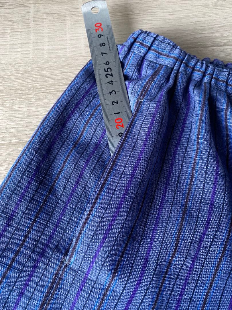 会津木綿　みかんさん専用　ブラウス　ハンドメイドNo.149