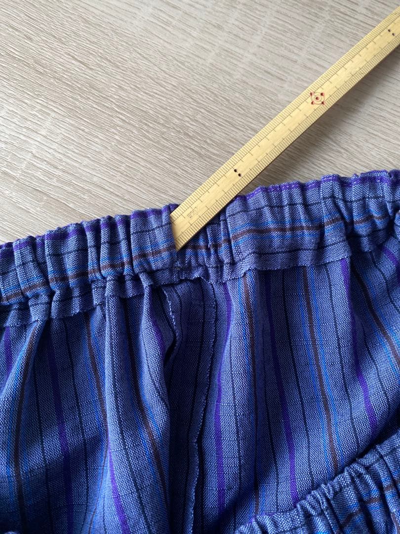 会津木綿　みかんさん専用　ブラウス　ハンドメイドNo.149