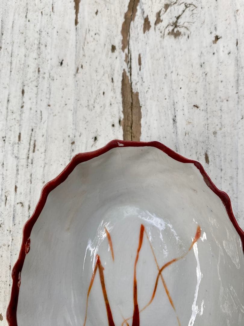 台湾 ヴィンテージ 海老絵付け 小皿 5枚セット 民藝 古道具 アンティーク