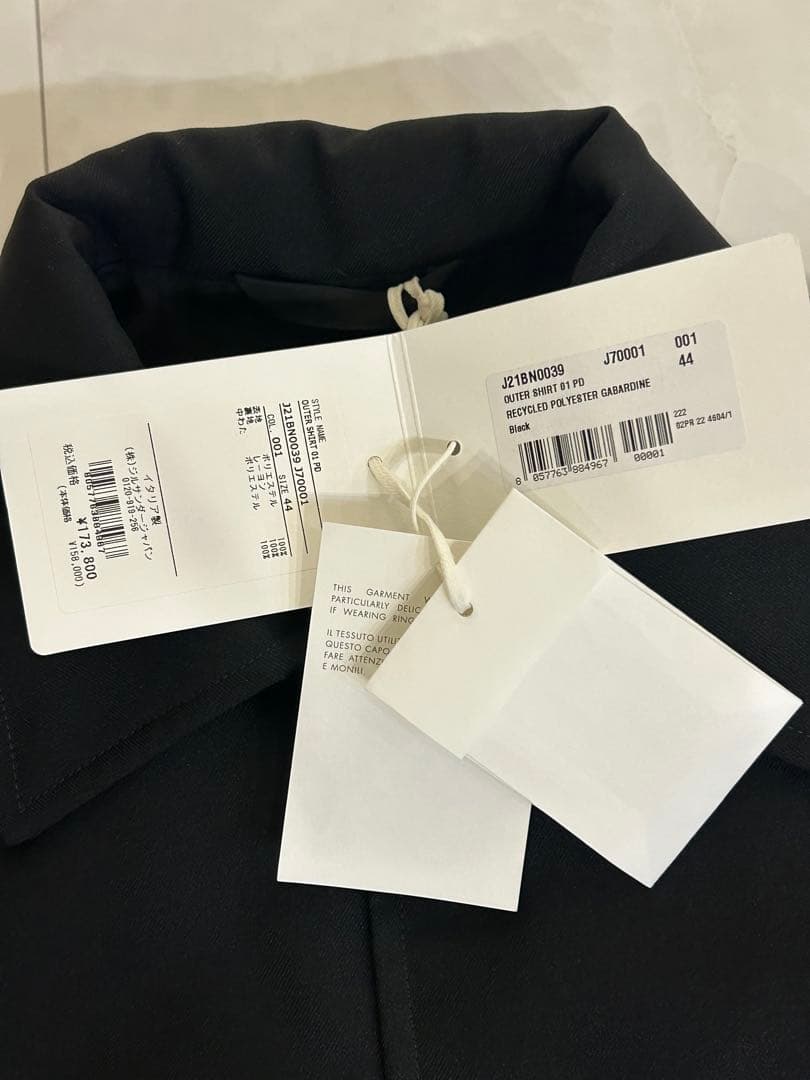 国内正規品 ジルサンダー アウターシャツ 中綿 コーチジャケット ダウンブルゾン