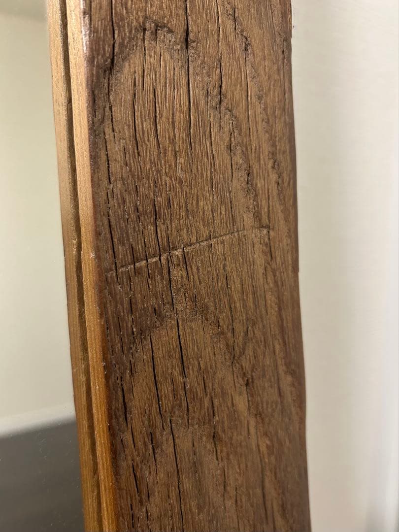 全身鏡 antry スタンドミラー Lサイズ オールドウッド 壁掛け可