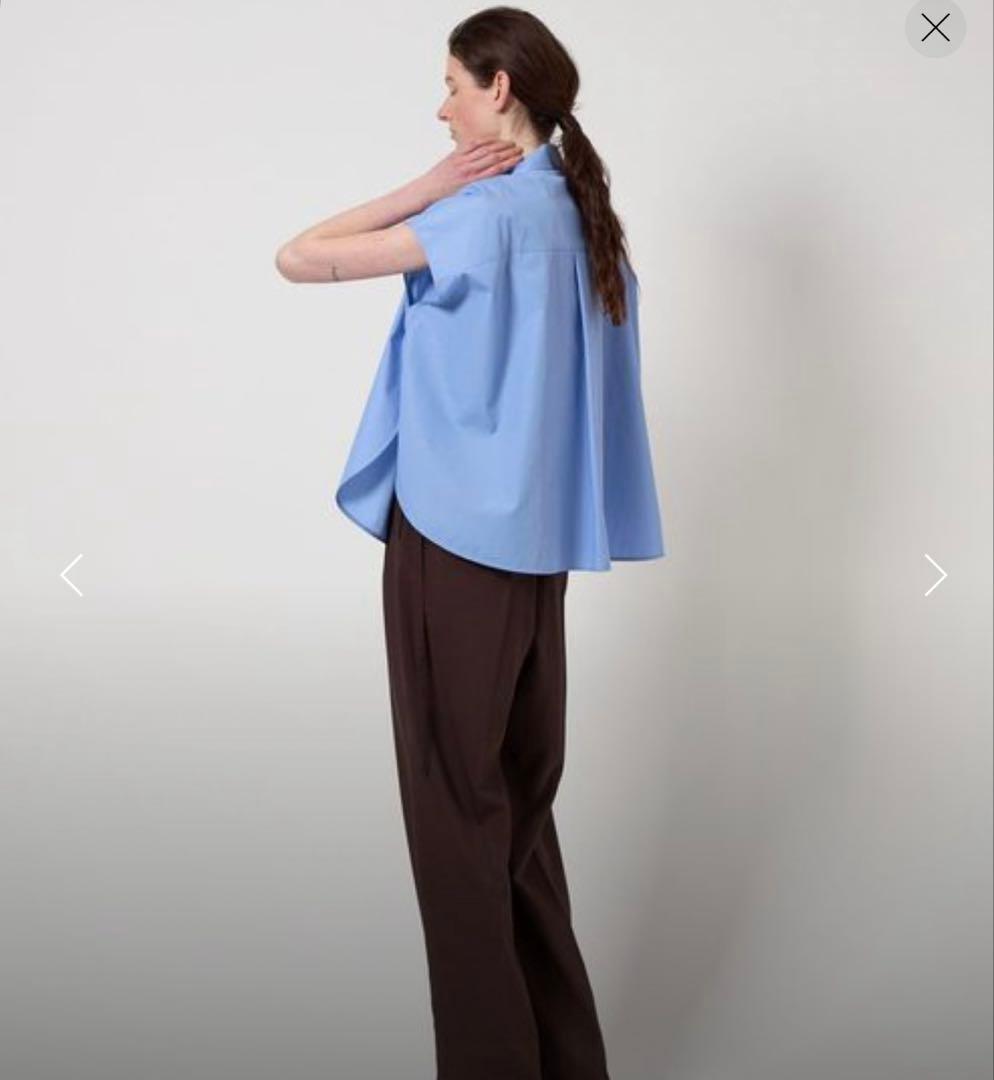 新品タグ付きユナイテッドアローズAEWEN MATOPH ラッフルドルマンシャツ