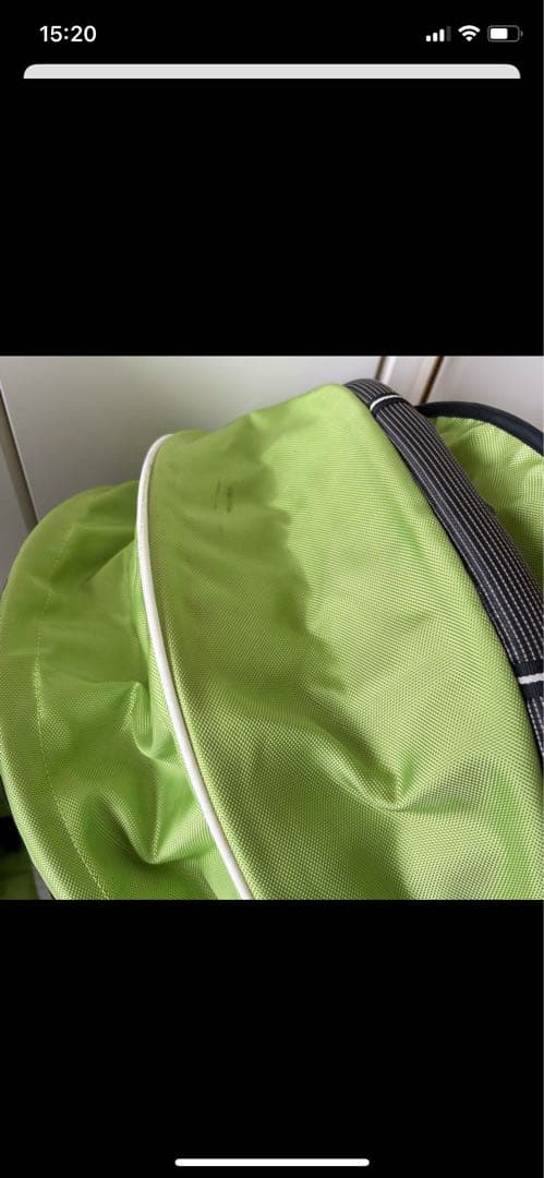 Jeep 2人乗りベビーカー 緑色 ハンドル、カップホルダー付き