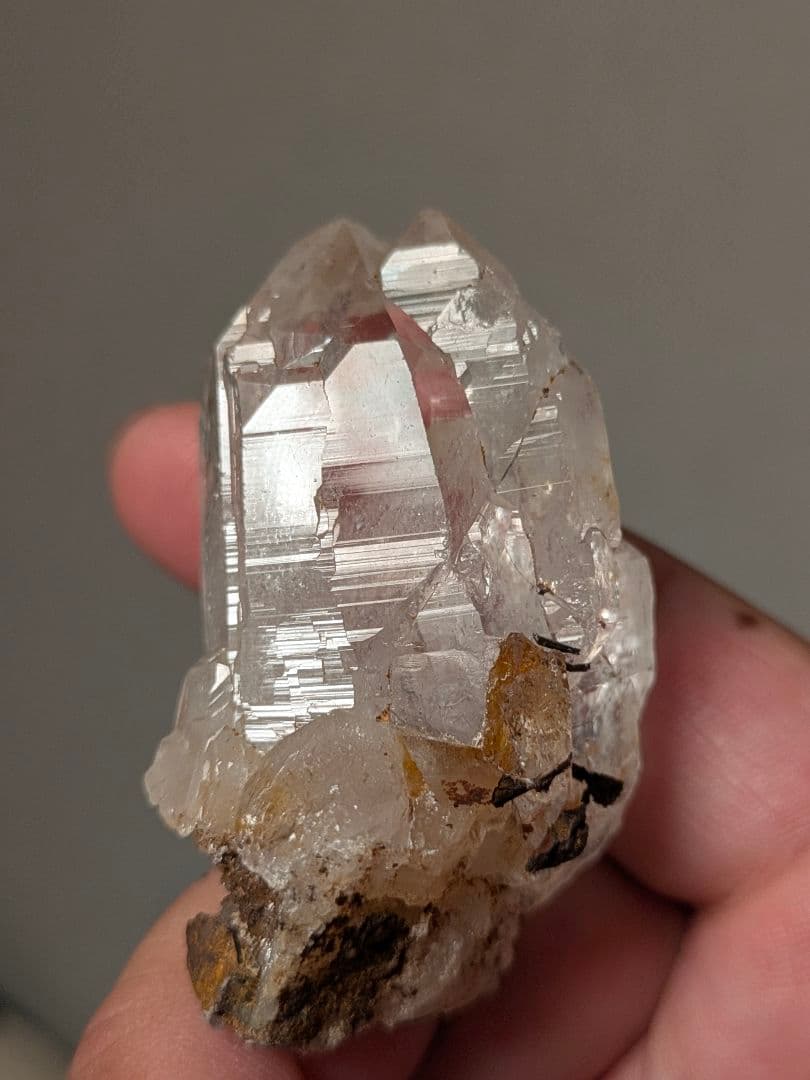 ネパール産　ガネーシュヒマール　カテドラル水晶　　階段膜が綺麗！　50グラム！