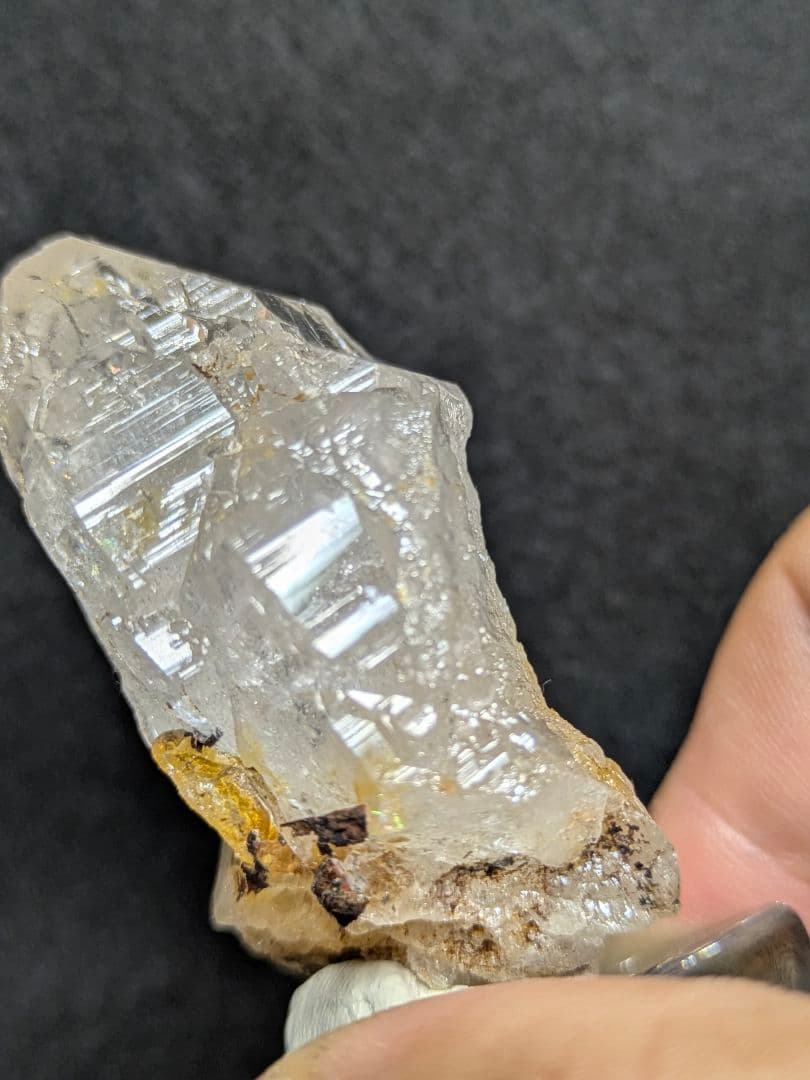 ネパール産　ガネーシュヒマール　カテドラル水晶　　階段膜が綺麗！　50グラム！