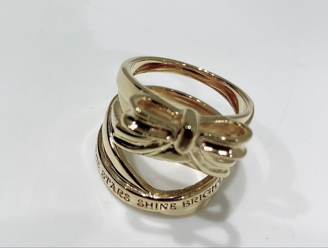 BABYTHE STARS SHINE BRIGHT レースアップリボンリング