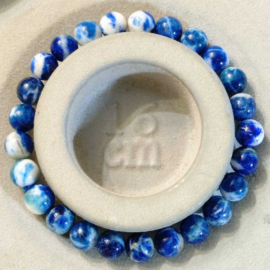 ★リッチアフガナイト 7.5-8ミリ珠 ブレスレットB(SA)