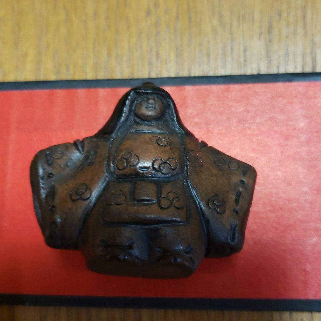 盆栽　添配　　駿河山正　京わらべ　蛙と遊ぶ　近くで見守るお坊様　水石　京の風景