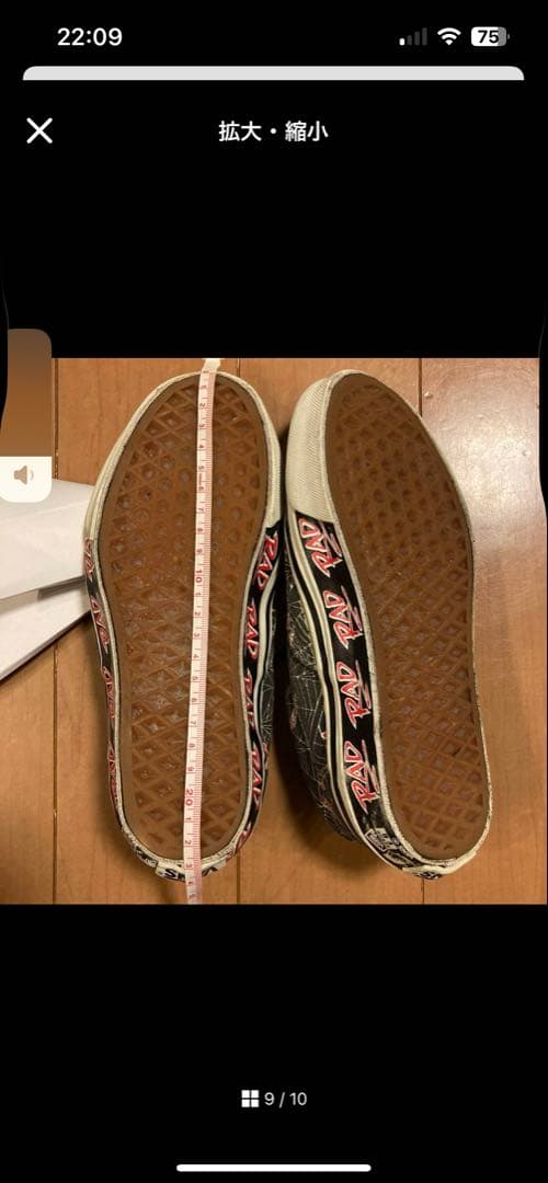 VANS スカルスパイダー　サイドテープ　RAD 90s 90年代　美品