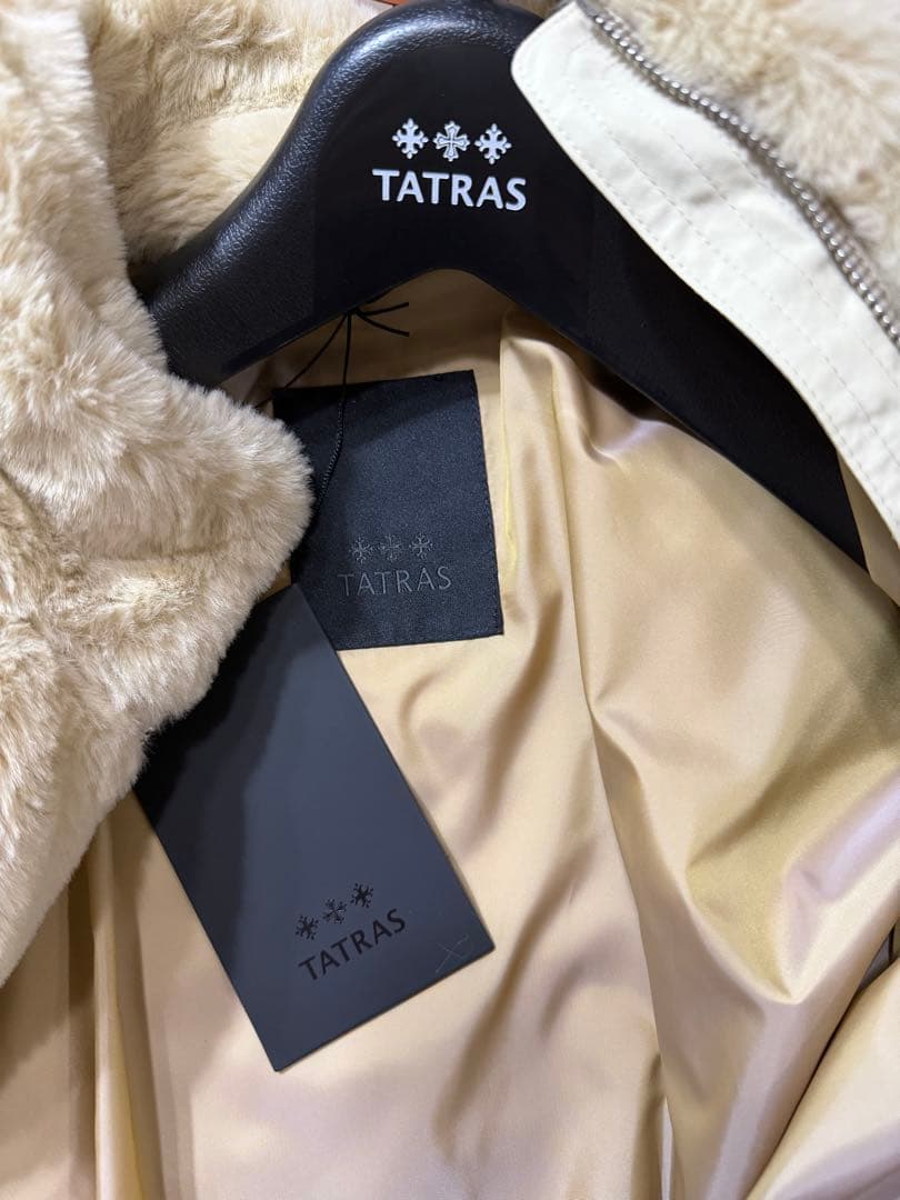 新品　タトラス　エコファーブルゾン　ジャケット　ASTONI ベージュ　メンズ