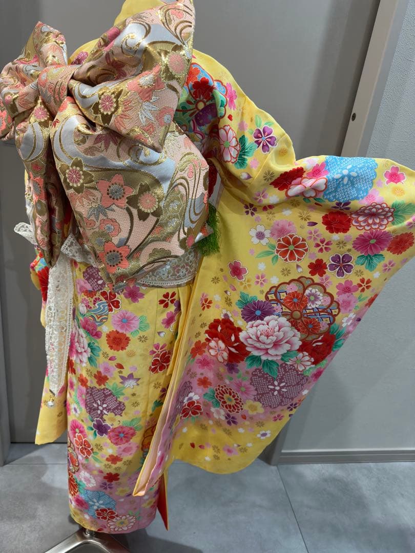 日本製　七五三　7歳　着物　フルセット　和装　和服