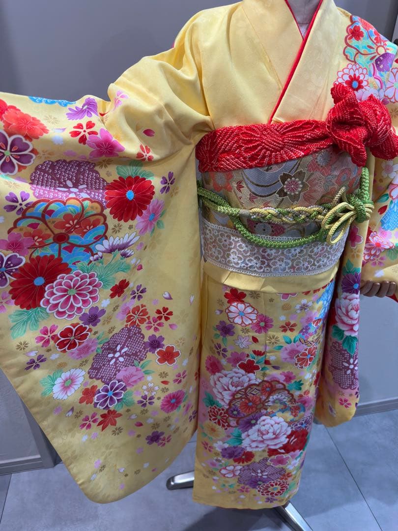 日本製　七五三　7歳　着物　フルセット　和装　和服