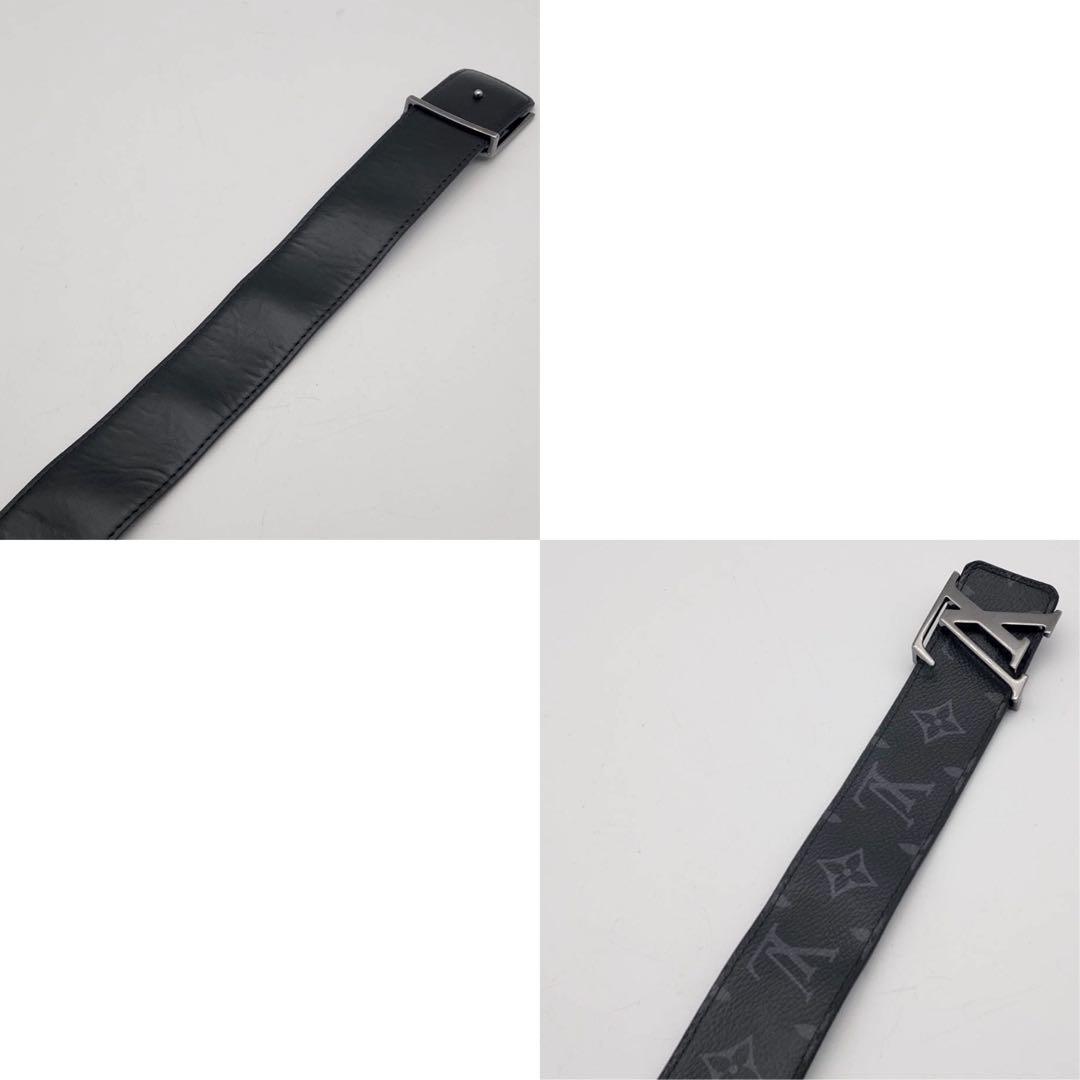 ルイヴィトン サンチュール モノグラム　LVイニシャル　シルバー　ベルト