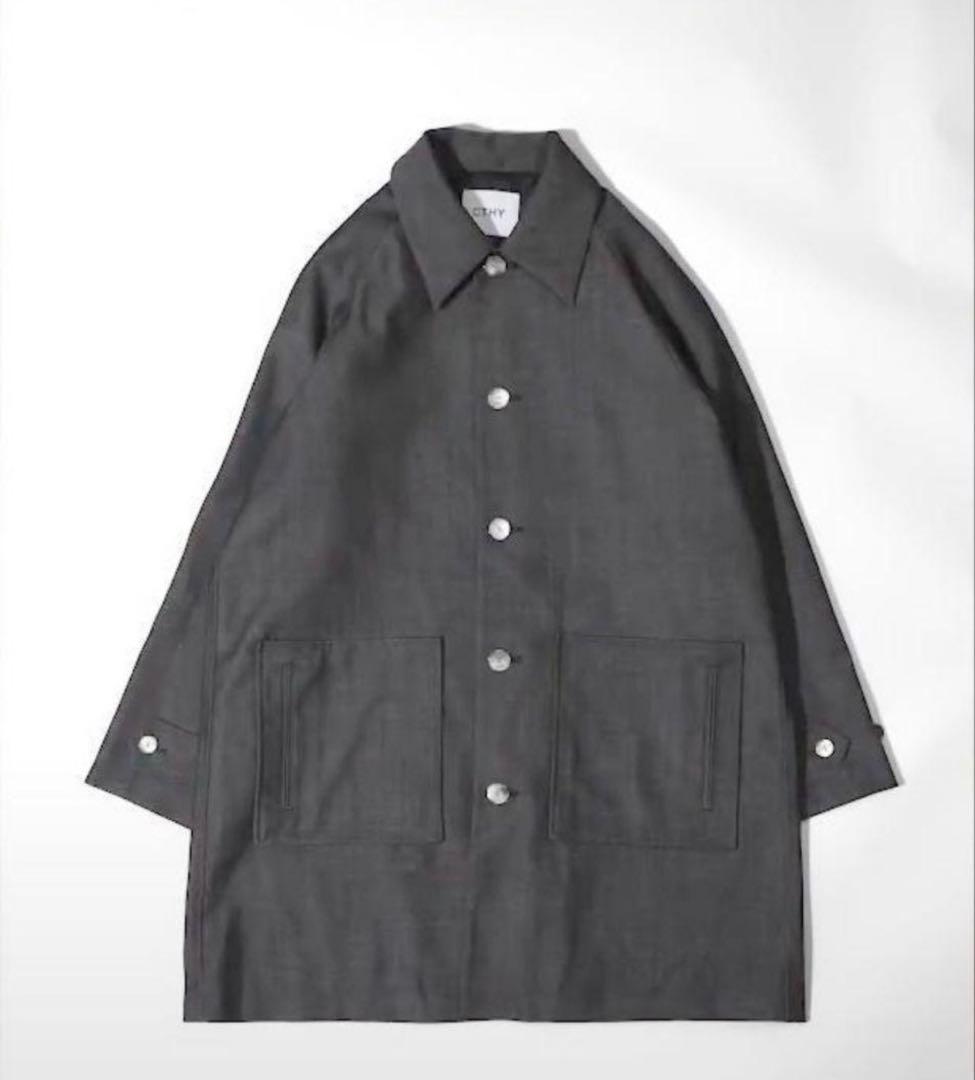【週末セール】CTHY WOOL DENIM OVER COAT