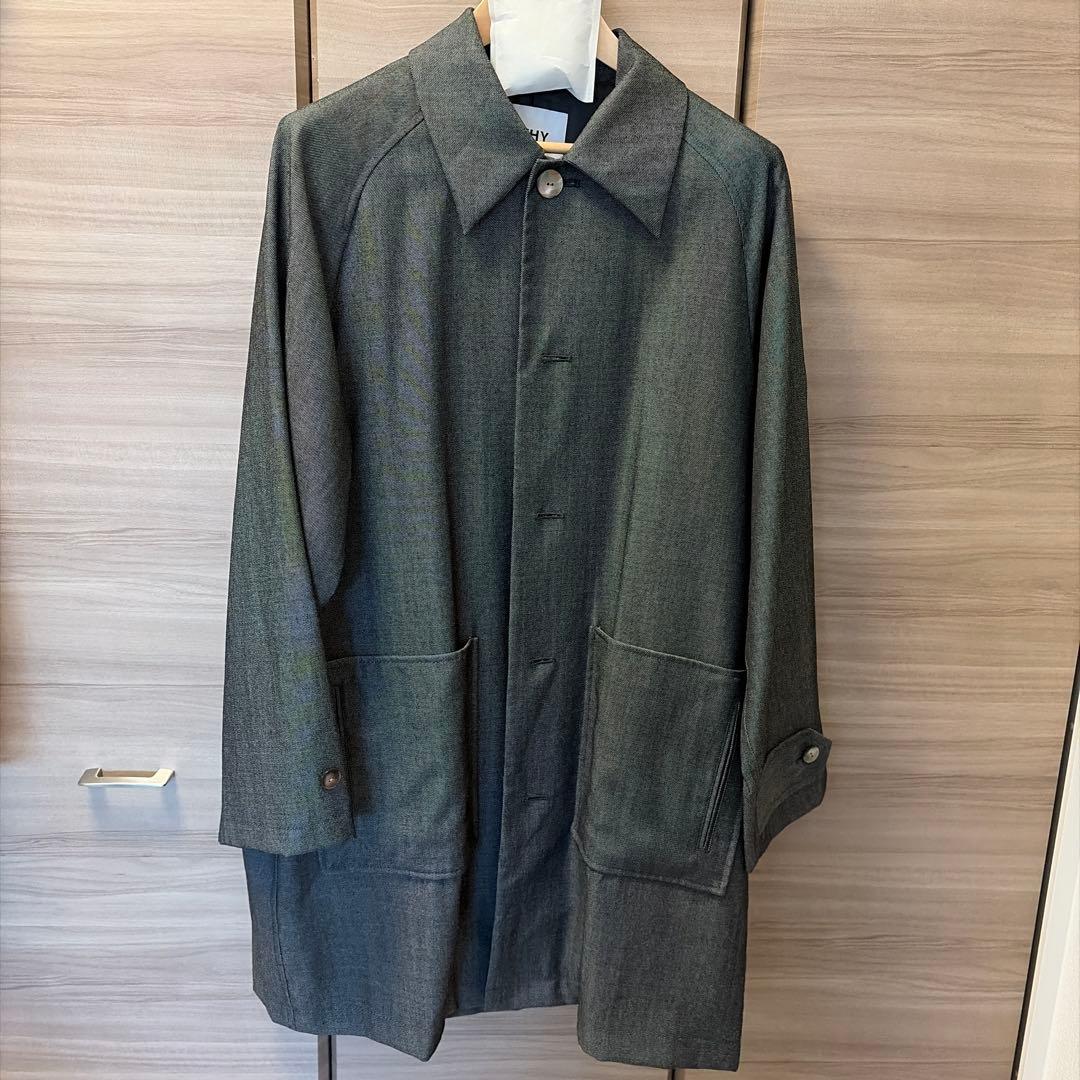 【週末セール】CTHY WOOL DENIM OVER COAT