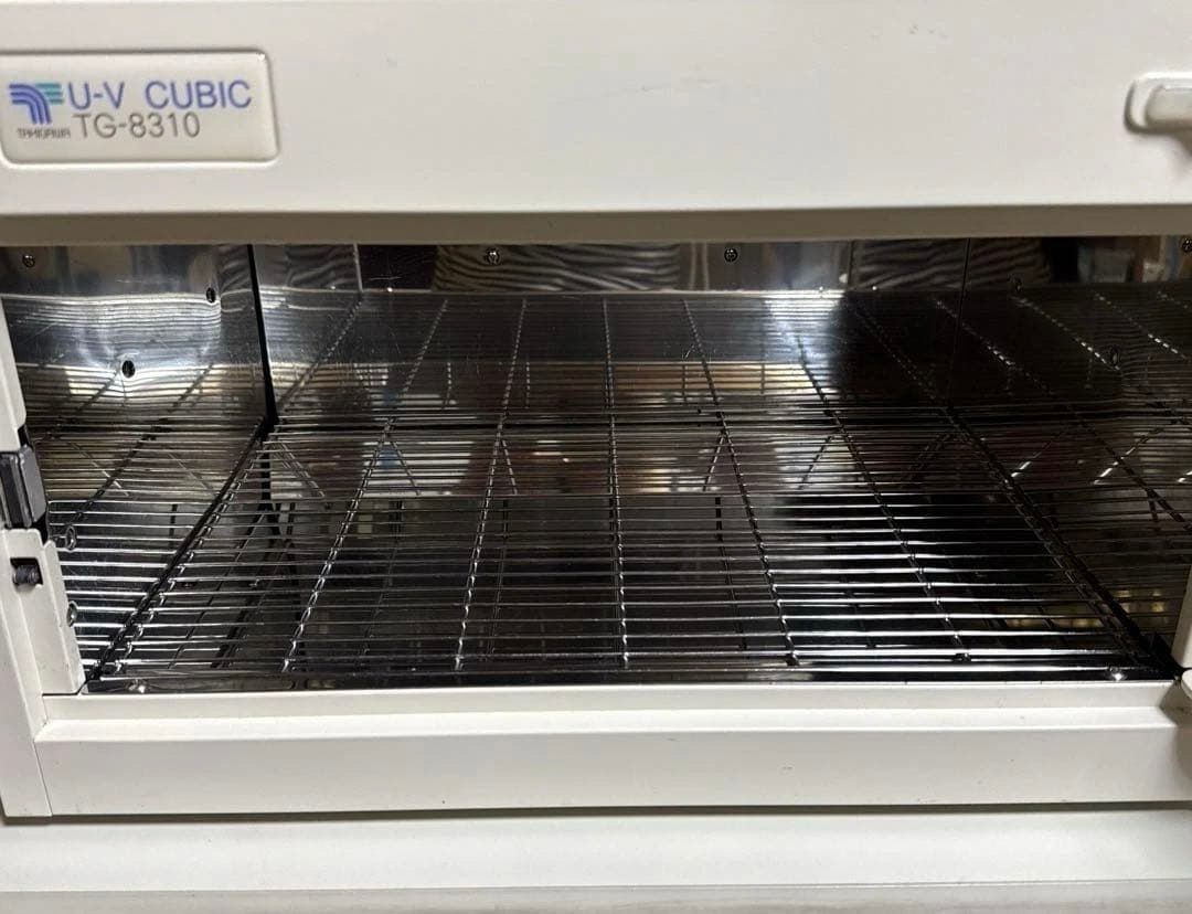 【美品】【殺菌灯】滝川　紫外線消毒器 UVキュービック TG-8310 ホワイト
