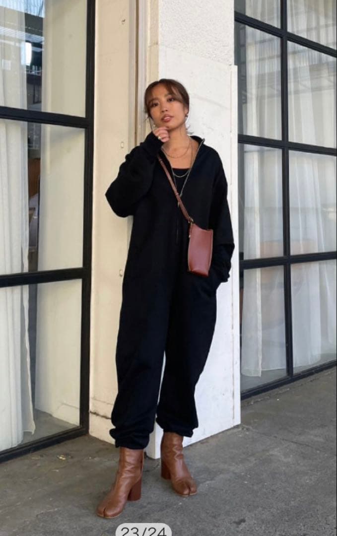 ETRE TOKYO スウェットジップジャンプスーツ