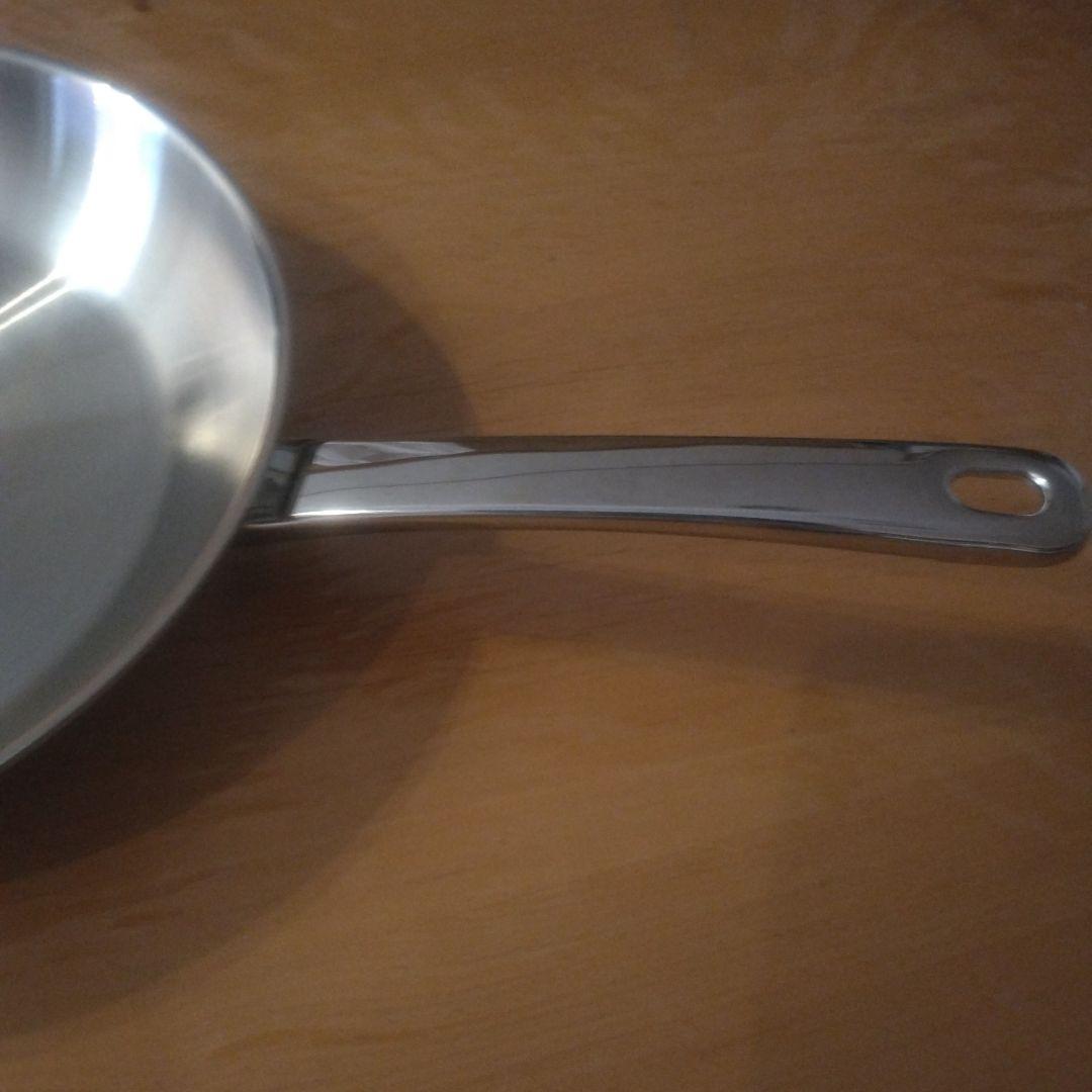 ステンレス製フライパン Made in U.S.A　10インチ　未使用保管品