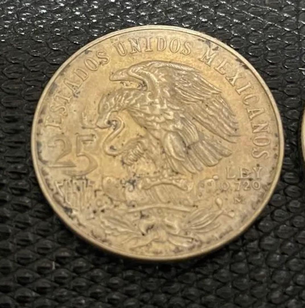 け*い様 メキシコ .ペルー銀貨　2枚