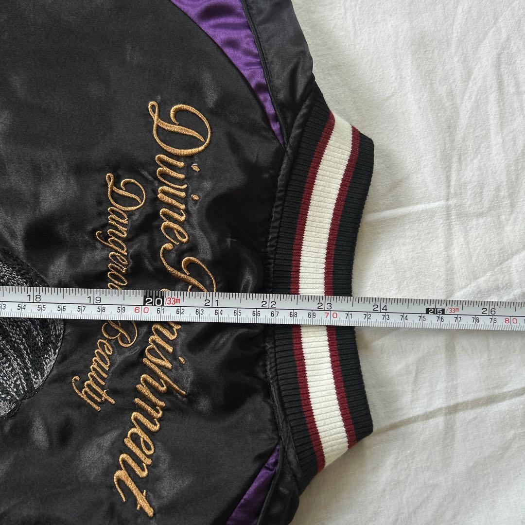 抜刀娘 スカジャン リバーシブル サテンジャケット XL