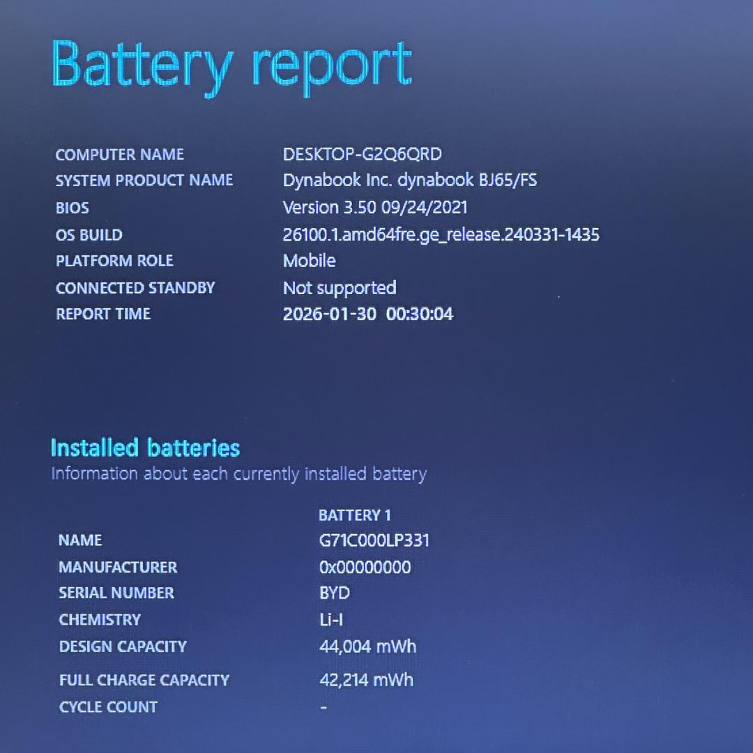 2021年製 第11世代 13.3型 SSD256GB dynabook H28