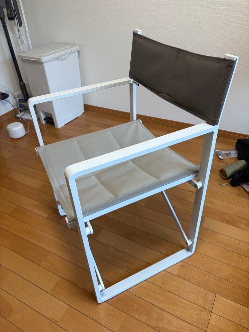 Landform 折り畳みチェア　ホワイト グレー