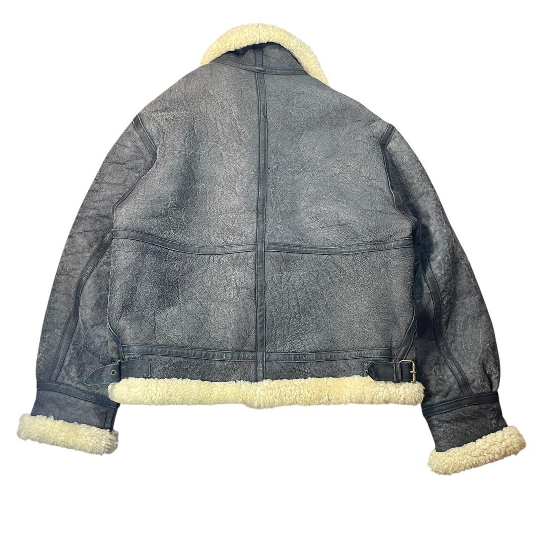 B-3型 ムートンジャケット レザージャケット B3 羊革　90s