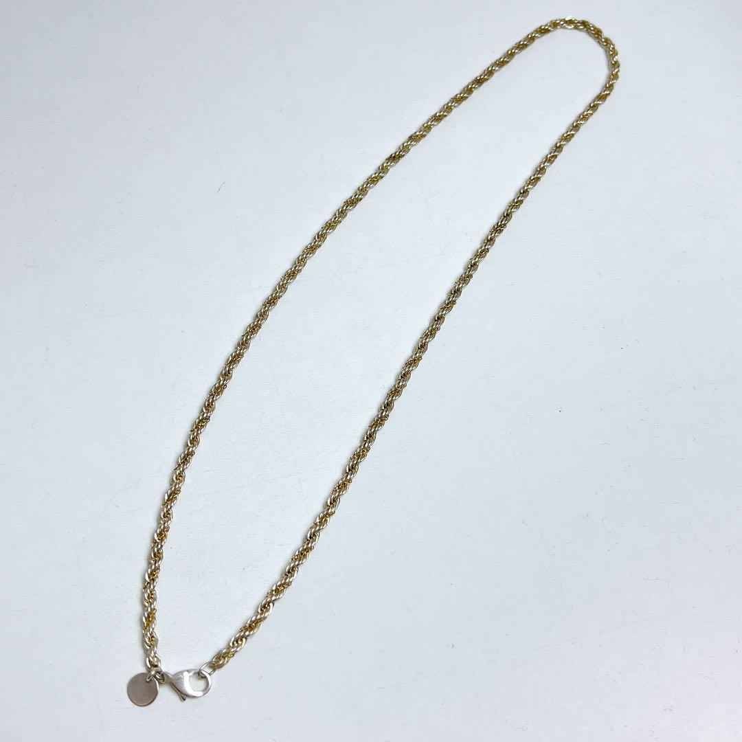 ティファニー　スクリュー　ツイスト　コンビ　ネックレス　925 14K