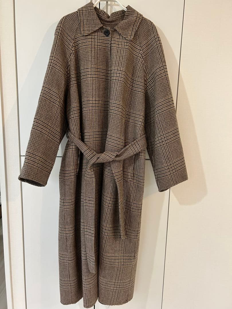 TODAYFUL チェック柄ロングコート