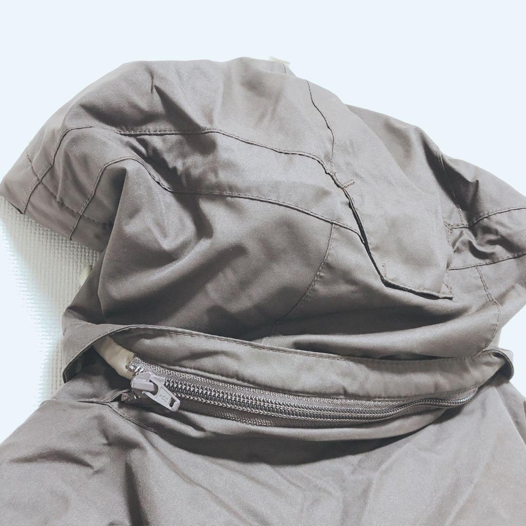 DC　スキージャケット　ボード　ジップアップ　迷彩柄　ポケット　フード　L