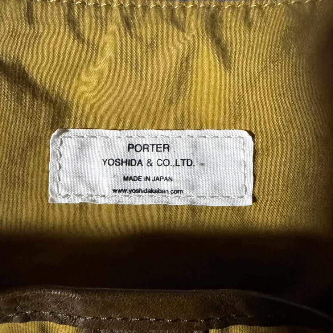 PORTER ポーター RELAX TOTE BAG レザー　トートバッグ