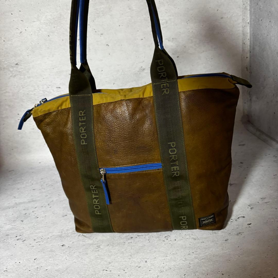 PORTER ポーター RELAX TOTE BAG レザー　トートバッグ