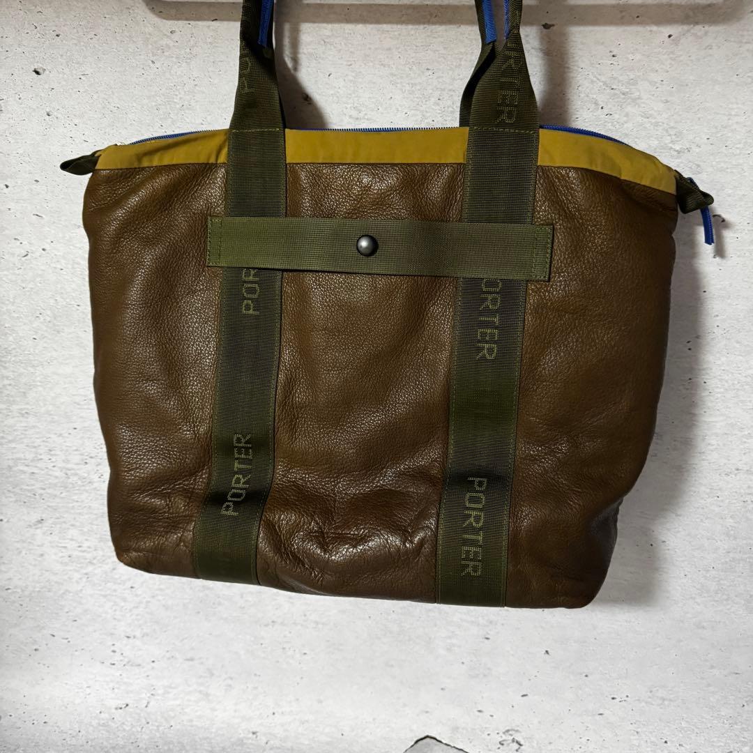 PORTER ポーター RELAX TOTE BAG レザー　トートバッグ
