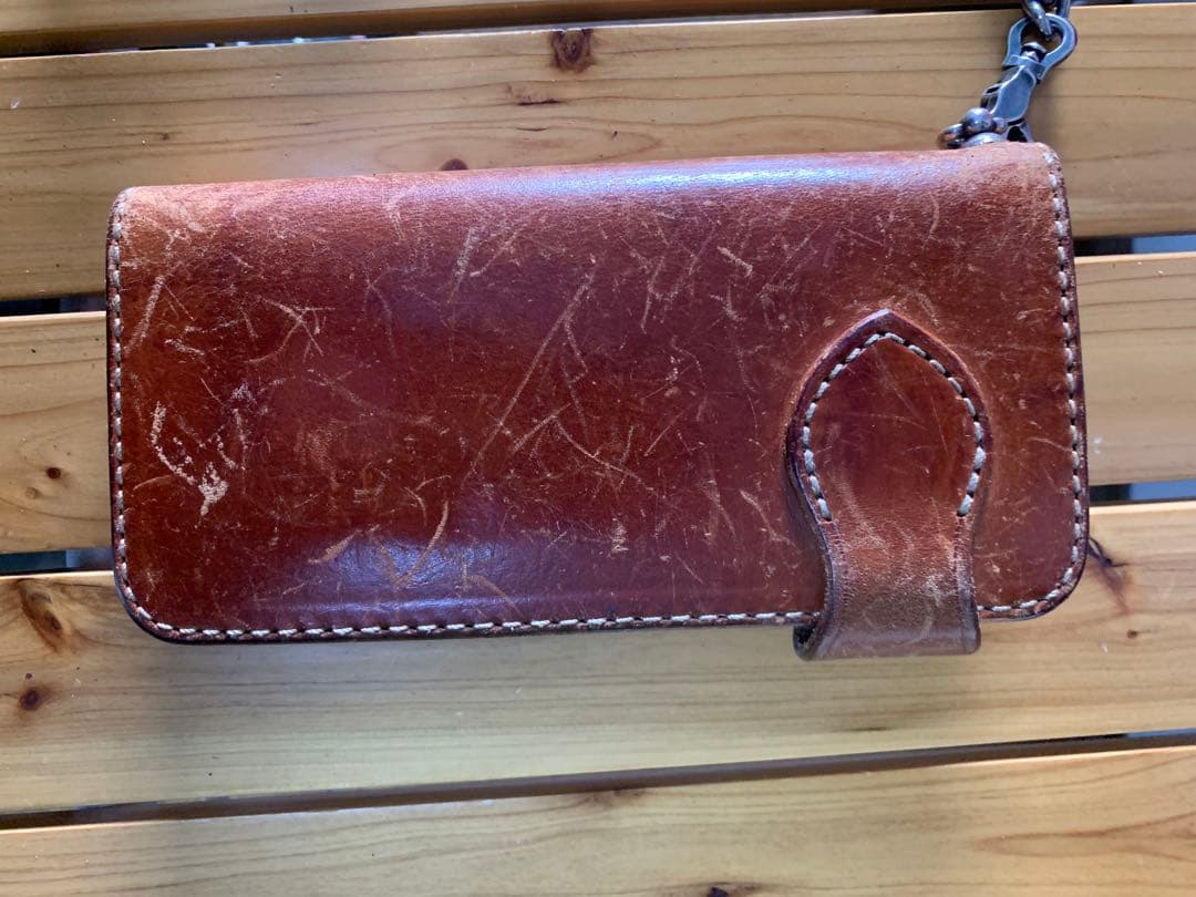 美品FUNNY バイカーズウォレット　ウォレットチェーン付