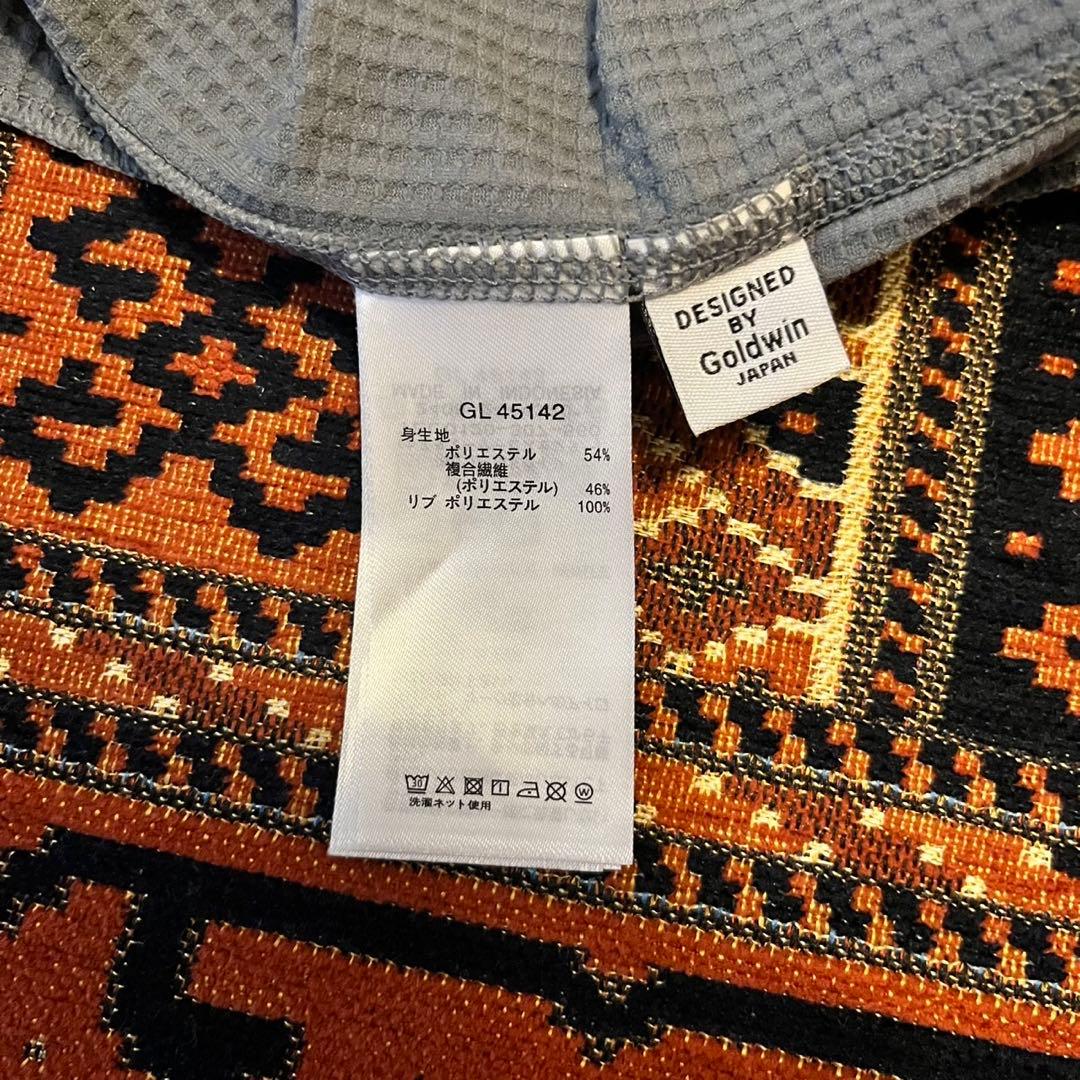 goldwin ワッフルカットソー