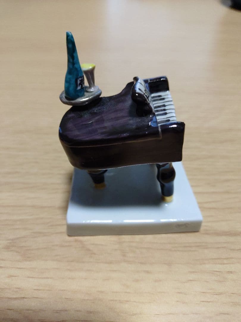 マイセン ピエロとピアノの陶器製置物 2個セット インテリア オブジェ