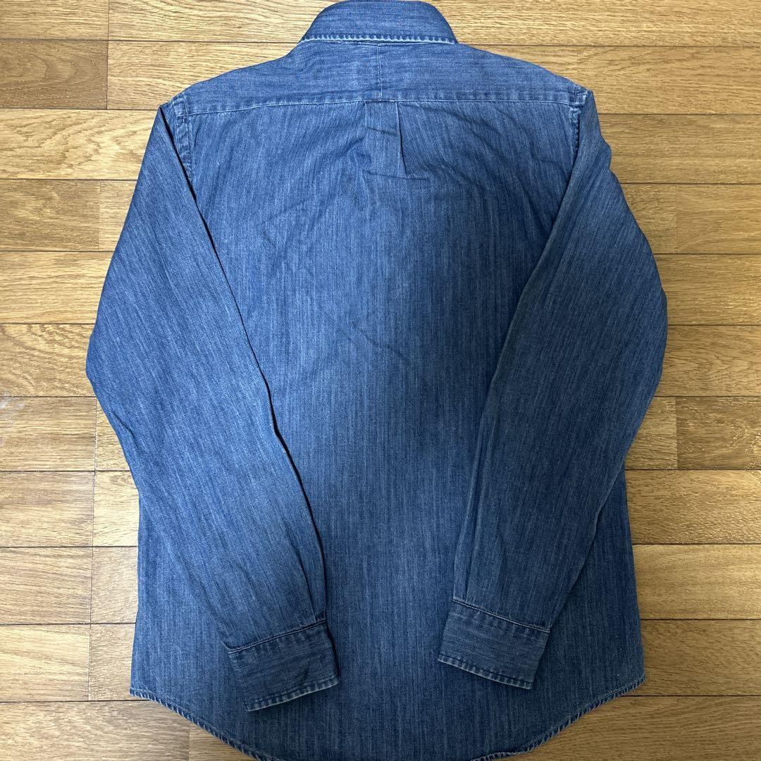 極美品　ラルフローレン　デニムダンガリーボタンダウンシャツ　クラシックフィットS